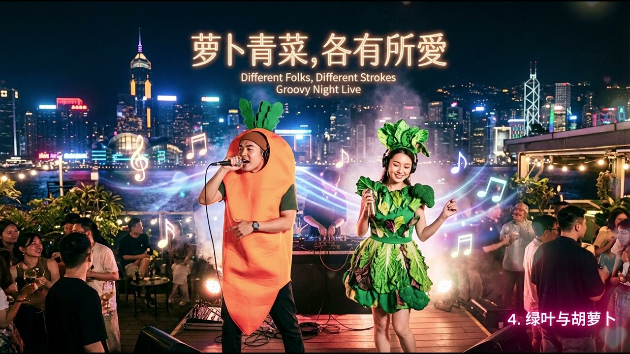 「萝卜青菜, 各有所愛」 沉浸式中英韩 R&B：属于你的那道菜 | Chill & Lo-Fi Night Playlist