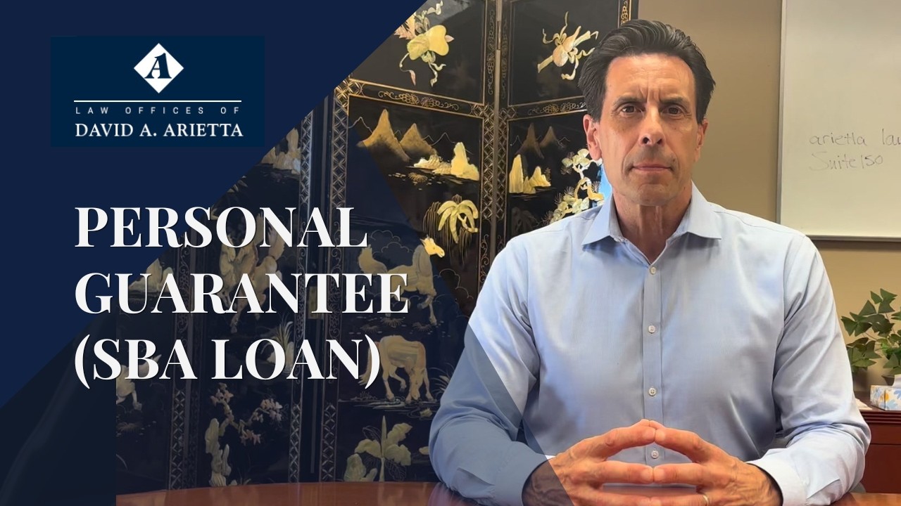 Have a Business SBA Loan? Don't Loose Your House (Personal Guarantee Clause) - Arietta Law