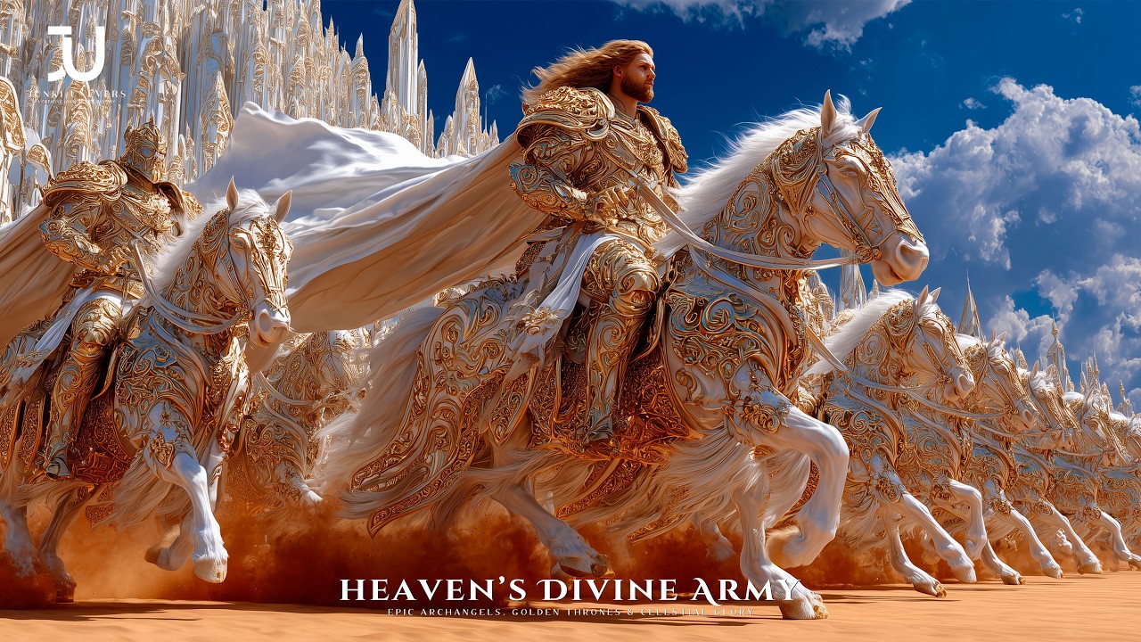 Heaven’s Divine Army | Epic Archangels, Golden Thrones & Celestial Glory | 4K Cinematic