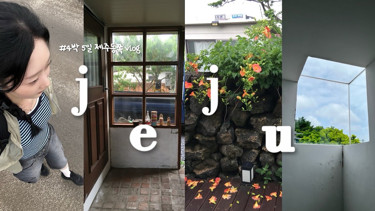 제주 vlog | 혼자 여행 마스터의 4박 5일 제주 동쪽 여행 ep.1🏝️, 게스트하우스에서 뭐하고 놀지⁉️, 포틀럭파티🎉, 동문시장🌯, 아베베🍩, 규래차🍵, 세화해변🌊