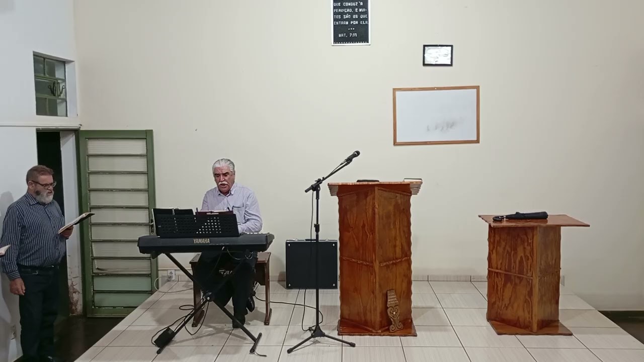 8 de fevereiro de 2026 Pregador irmão Antônio Carlos Arraial Romanos cap 12 .
