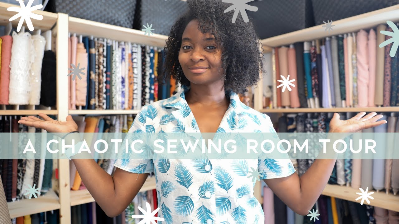 A Chaotic Sewing Room Tour (in my PJ's, because quarantine)