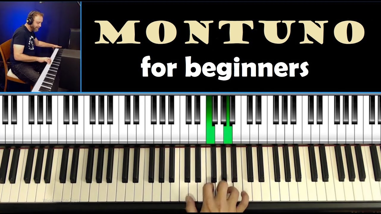 Latin Piano Lesson - How To Play Easy Montuno