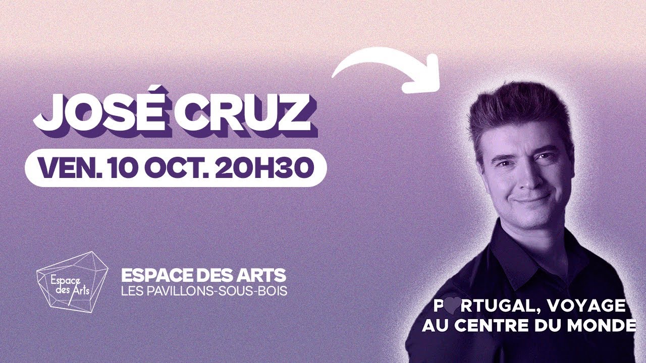 José Cruz (humour) - 10 oct. 2025 à l'Espace des Arts