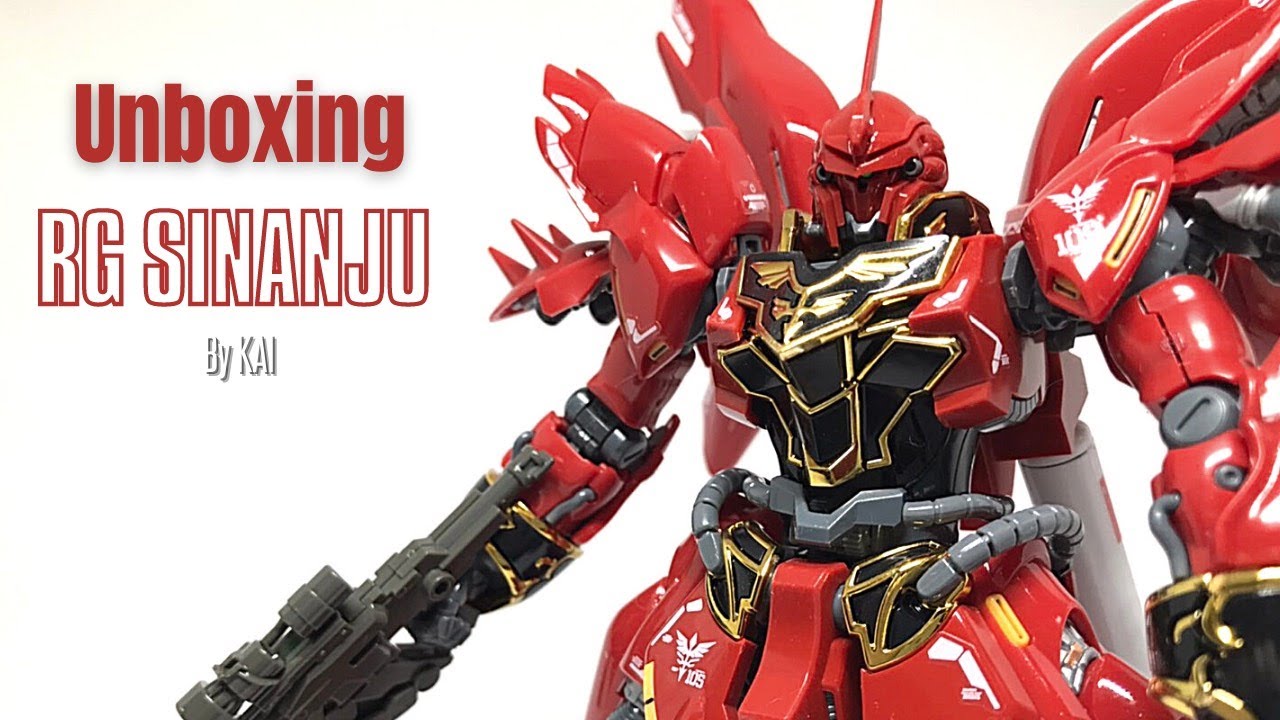 【鋼彈模型開箱/Gunpla unboxing 】 UNICORN Gundam RG SINANJU 新安洲 review