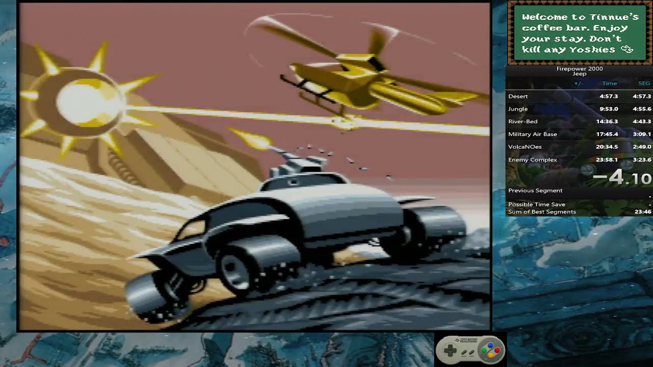 [23:47/WR] Firepower 2000 speedrun - Jeep