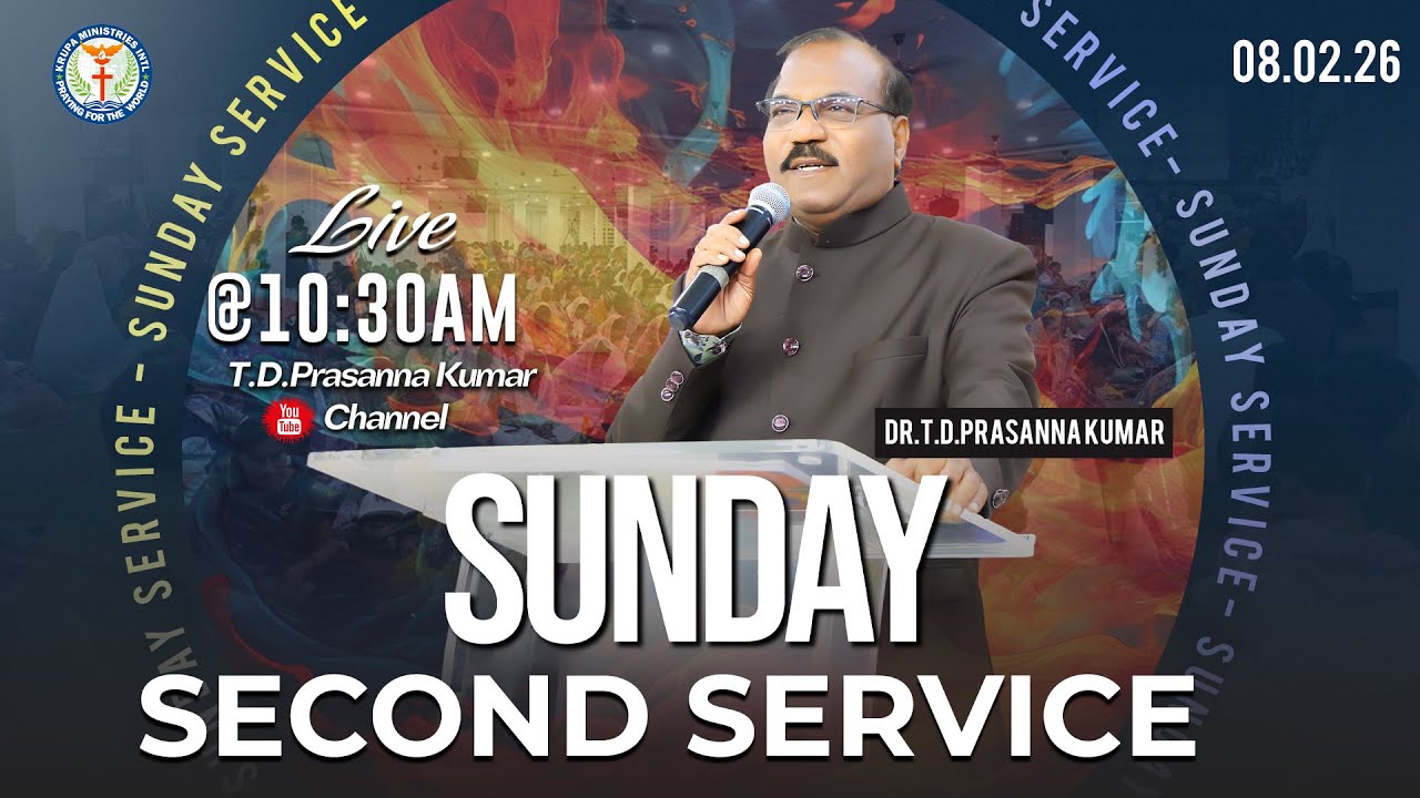 🔴 అడ్డంకులను చూడవద్దు, వాటి అవతల చూడు II Dr.T.D.Prasanna Kumar II Krupa Church II #tdprasannakumar