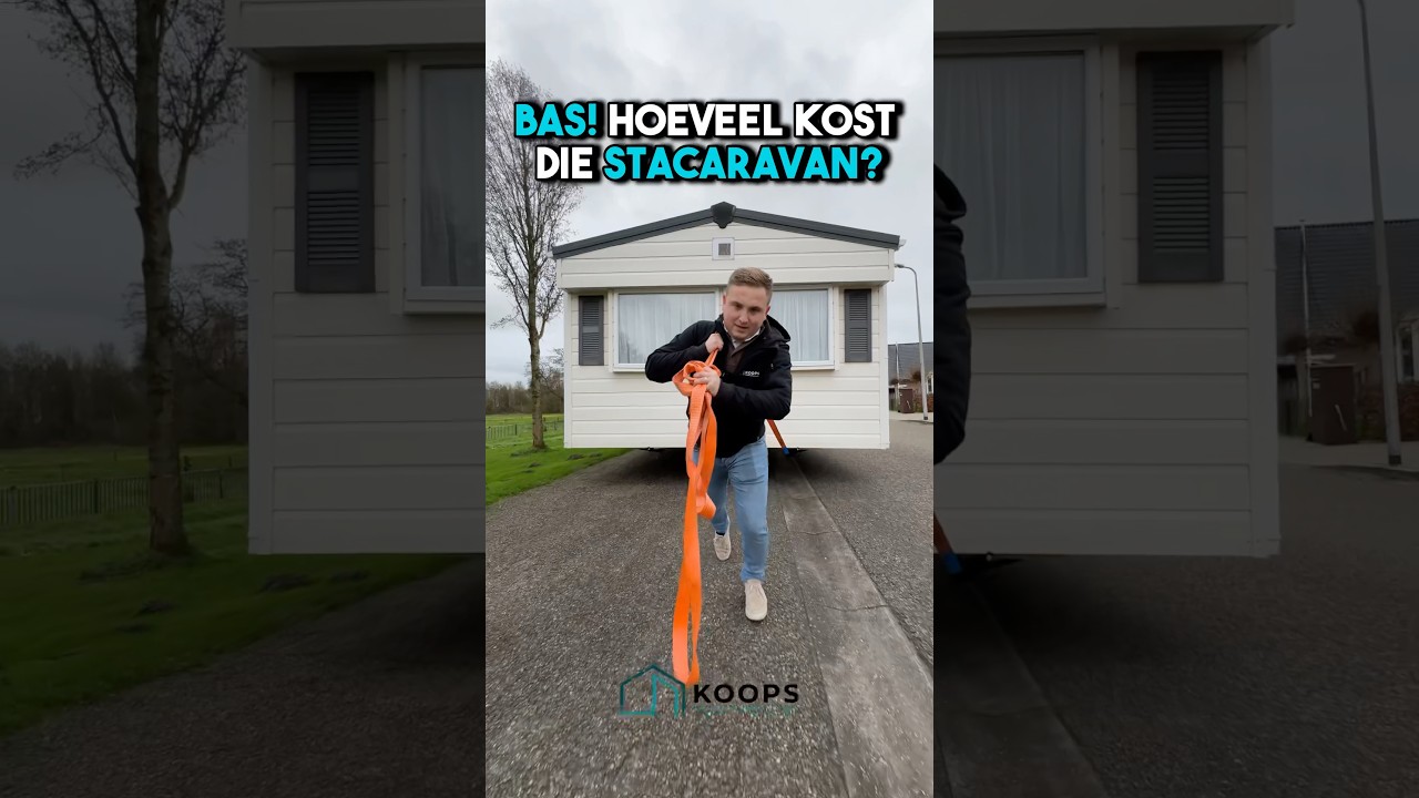 Bas! Hoeveel kost die stacaravan? - Koops Chalets