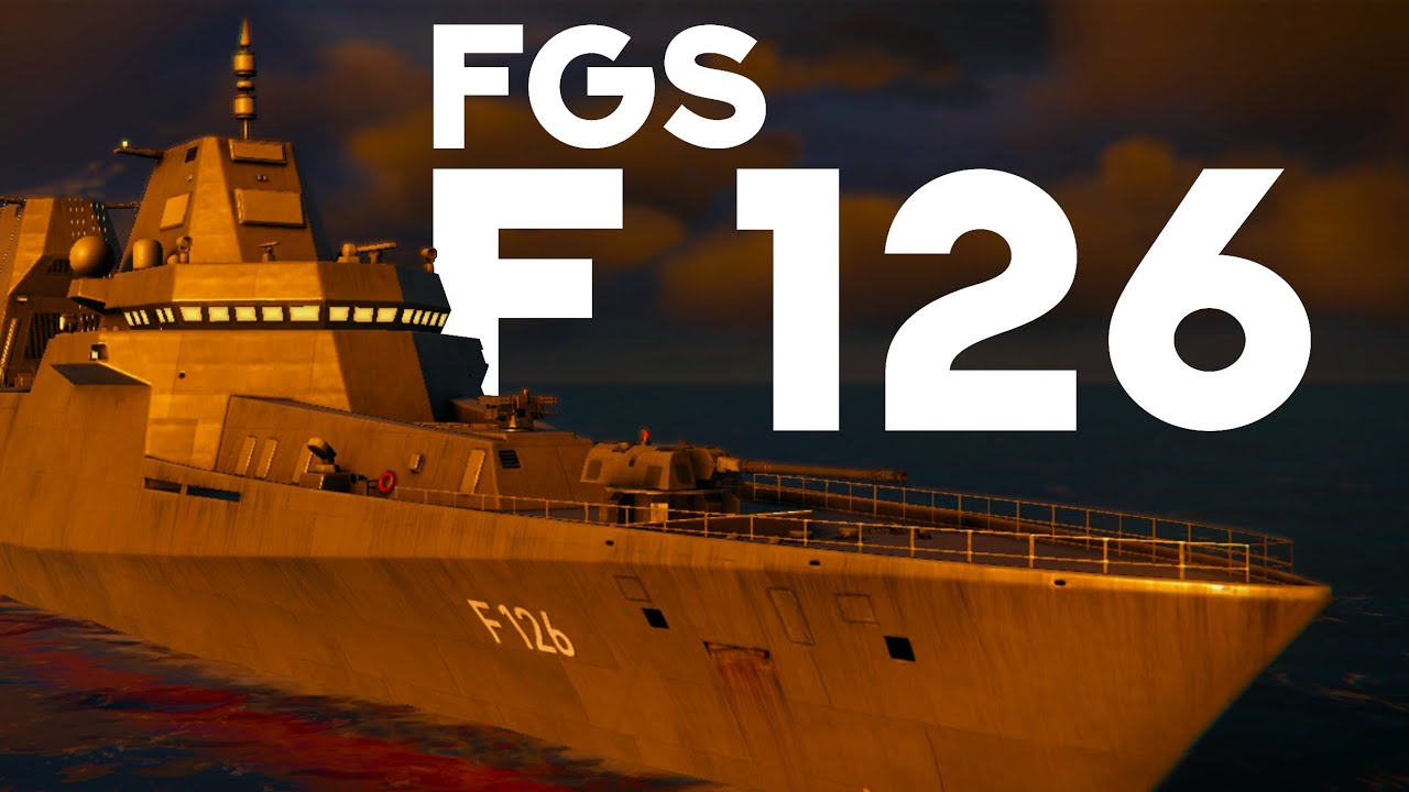 F 126 - ЛУЧШИЙ КОРАБЛЬ ДЛЯ БЛИЖНЕГО БОЯ В MODERN WARSHIPS #mwpartner #mwcreator