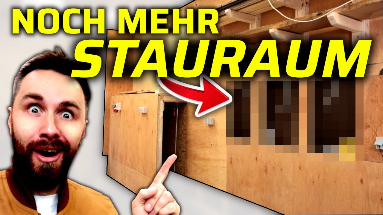 EINFACHER Umbau GROßE Wirkung! | Mit diesem Trick Lagerraum verdoppeln  #Werkstatt #wickiswelt