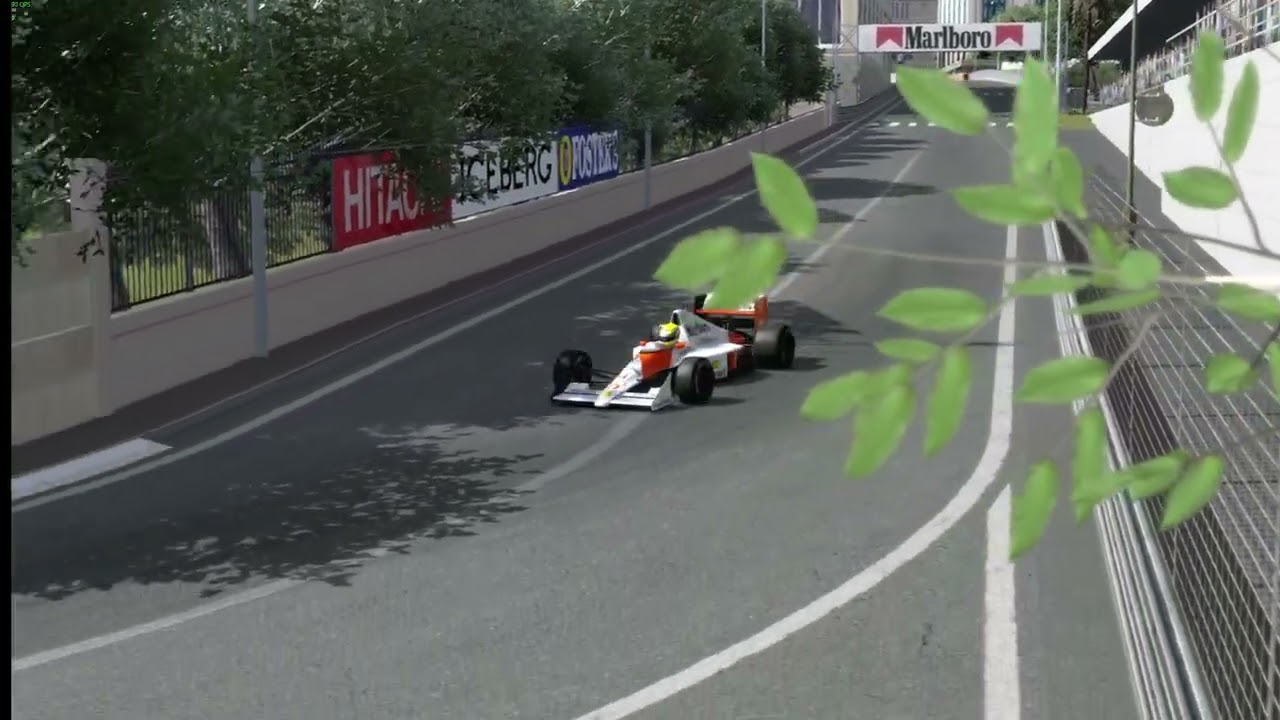 Assetto Corsa - Ayrton Senna - Circuit Of Monaco - McLaren MP4/5b - With G29