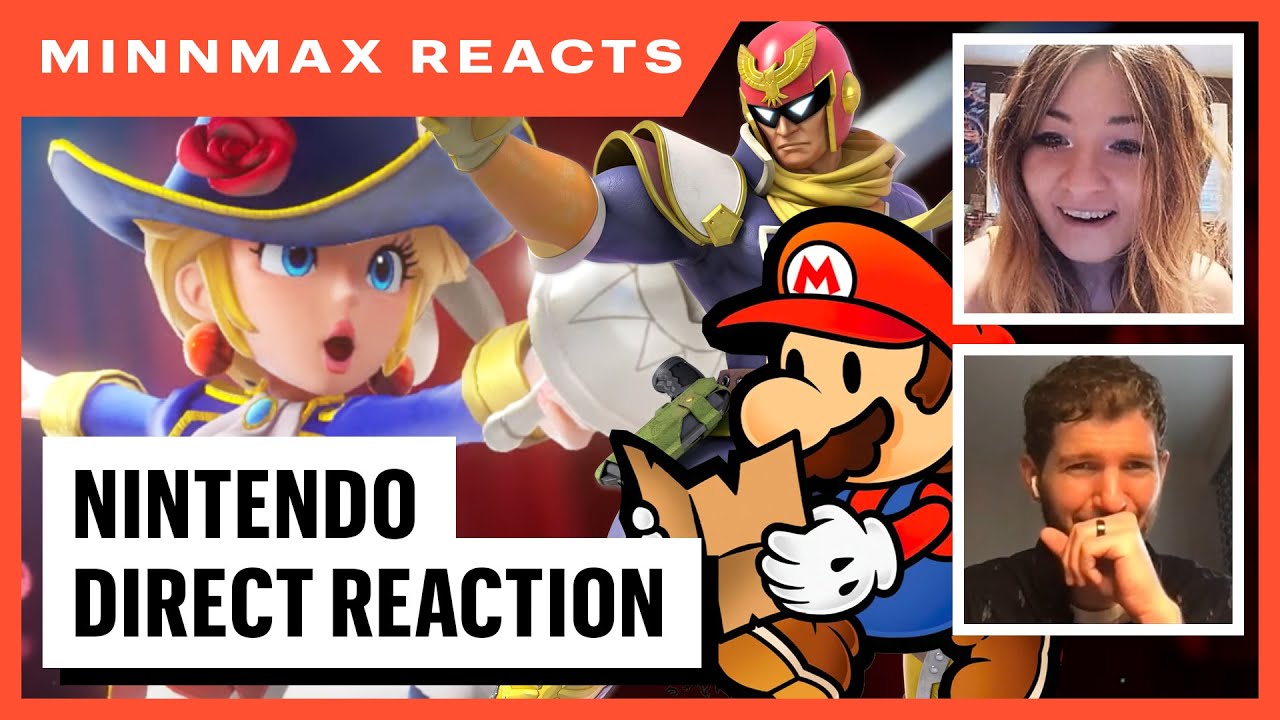Nintendo Direct (F-Zero, Paper Mario) - MinnMax's Live Reaction