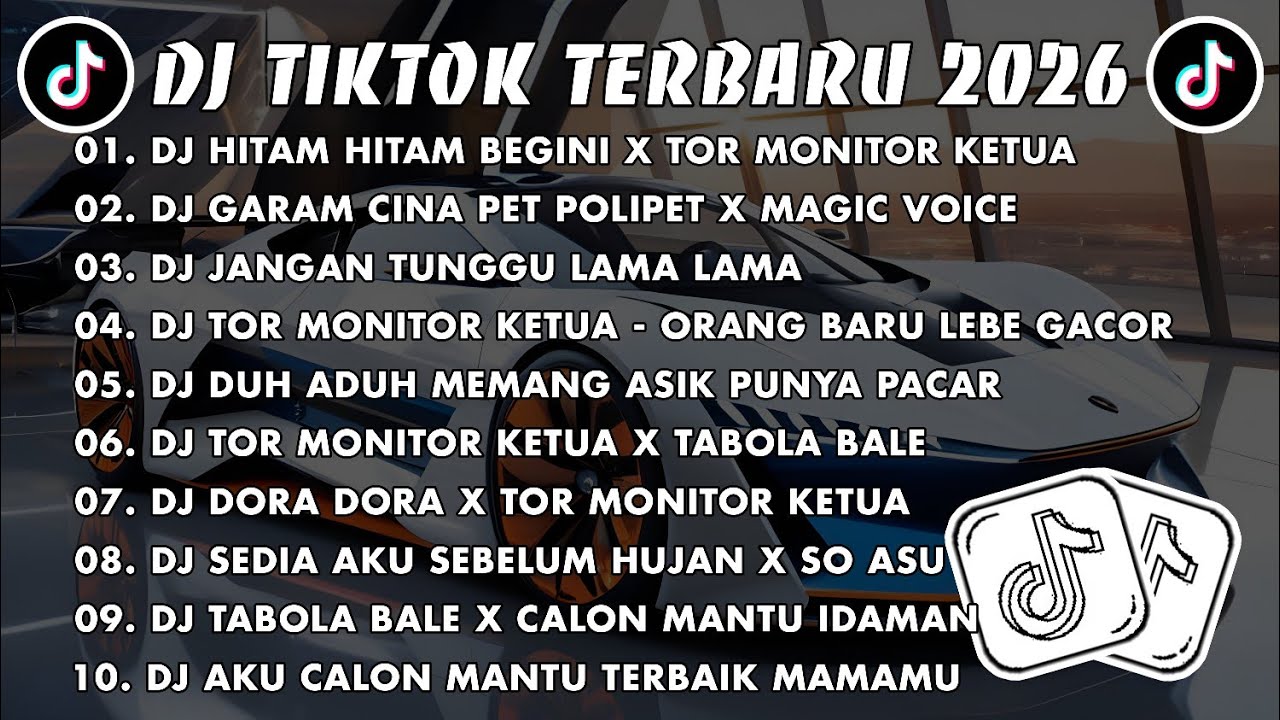 DJ TIKTOK TERBARU 2026 🎧 DJ HITAM HITAM BEGINI X TOR MONITOR KETUA 🎵 DJ GARAM CINA PET POLIPET 