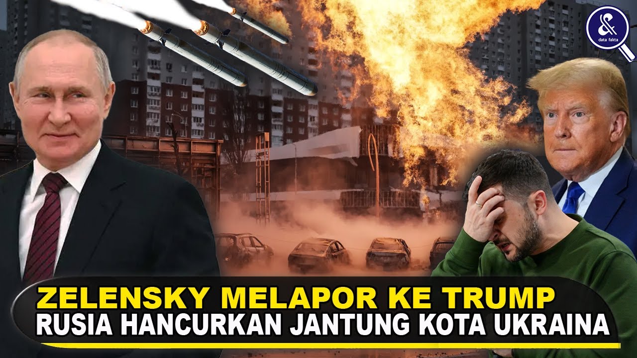 JANTUNG KOTA UKRAINA HANCUR DIBOMBARDIR! Fakta Armada Rusia Melancarkan Serangan Masif ke Kota Kyiv