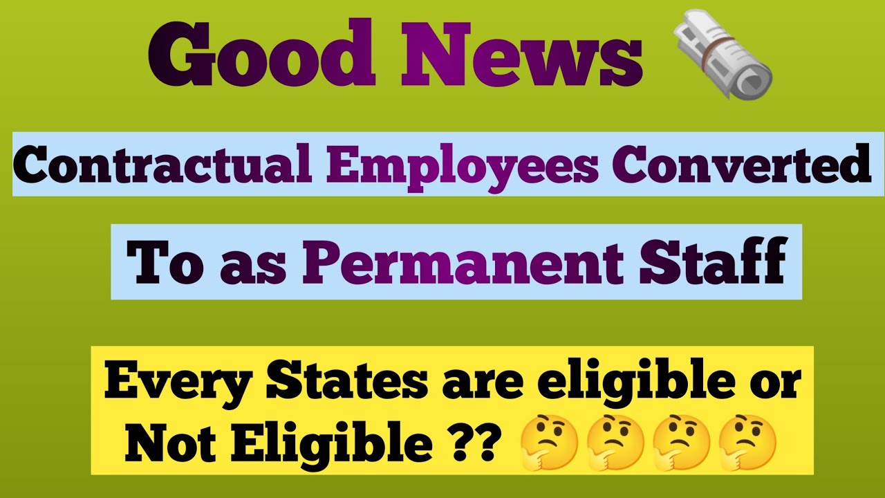 Contractual Employees Convert as Permanent Employees Odisha Government #goodnews