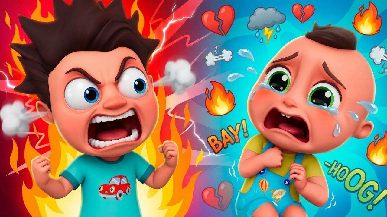 Geschwisterstreit lied 😡 Wut-Lied f&uuml;r Kinder 👣 Unterhaltsam und lehrreich | Baby Berry
