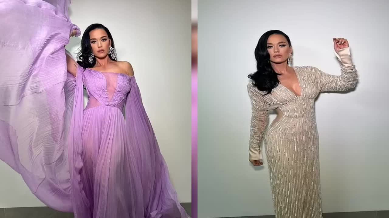 Katy Perry delivers jaw dropping glamour in THREE gowns as she performs in Vietnam