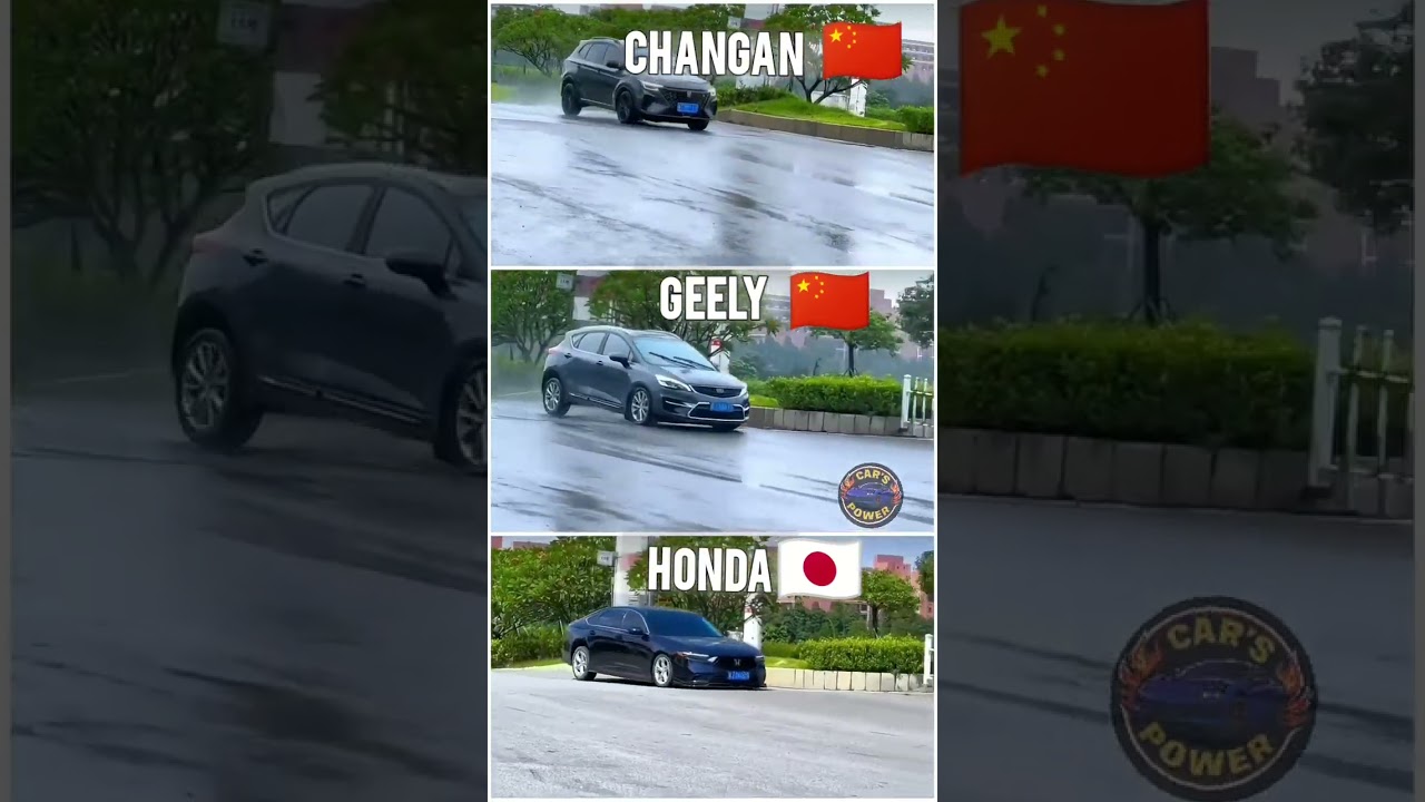 Ultimate Suspension Test 💥 | Changan vs Geely vs Honda | Wet Road Challenge 🌧️