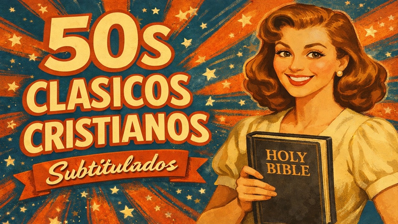 Viejos Éxitos Cristianos de los 50s 🔥 Clásicos en Inglés con Subtítulos en Español