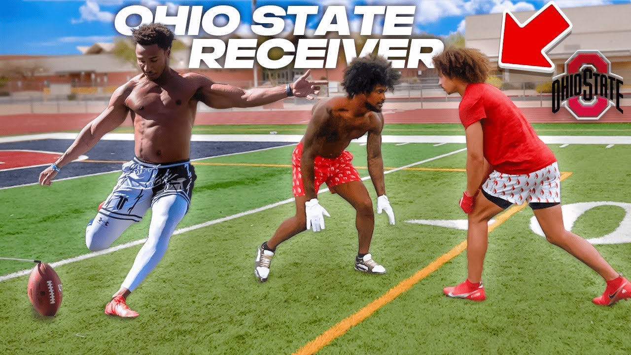 Я поймал удары от Deebuilding и вышел один на один с принимающим Ohio State.