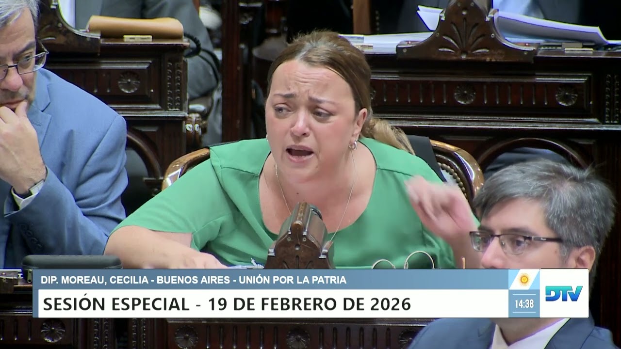 Diputada Moreau, Cecilia- UxP - Sesi&oacute;n 19-02-2026 - MR