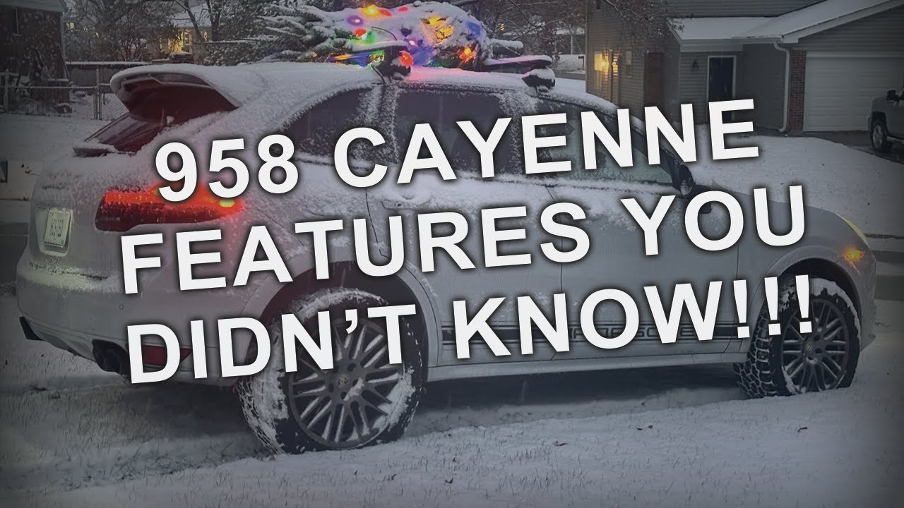 Скрытые функции Porsche Cayenne 958
