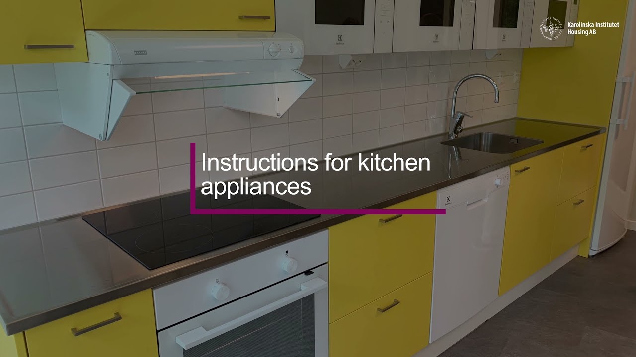 Instruction video for tenants staying in a studio with shared kitchen - KI Residence Solna