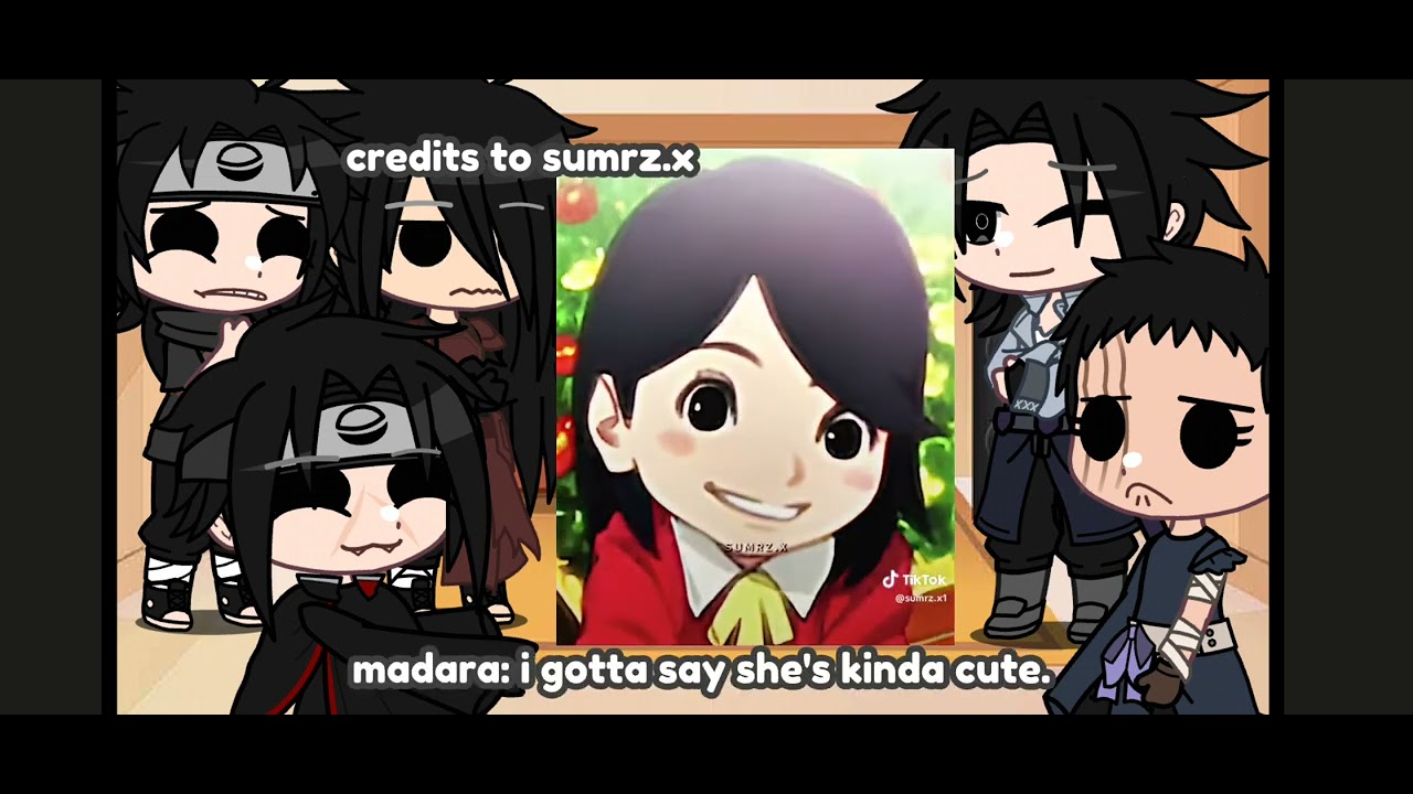 Uchiha Clan react to Sarada||some BoruSara included||Part 1/2|| short||not canon reactions||