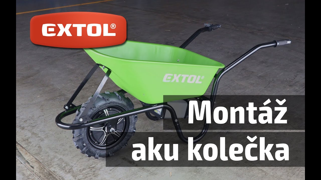 Extol Aku kolečko / montáž