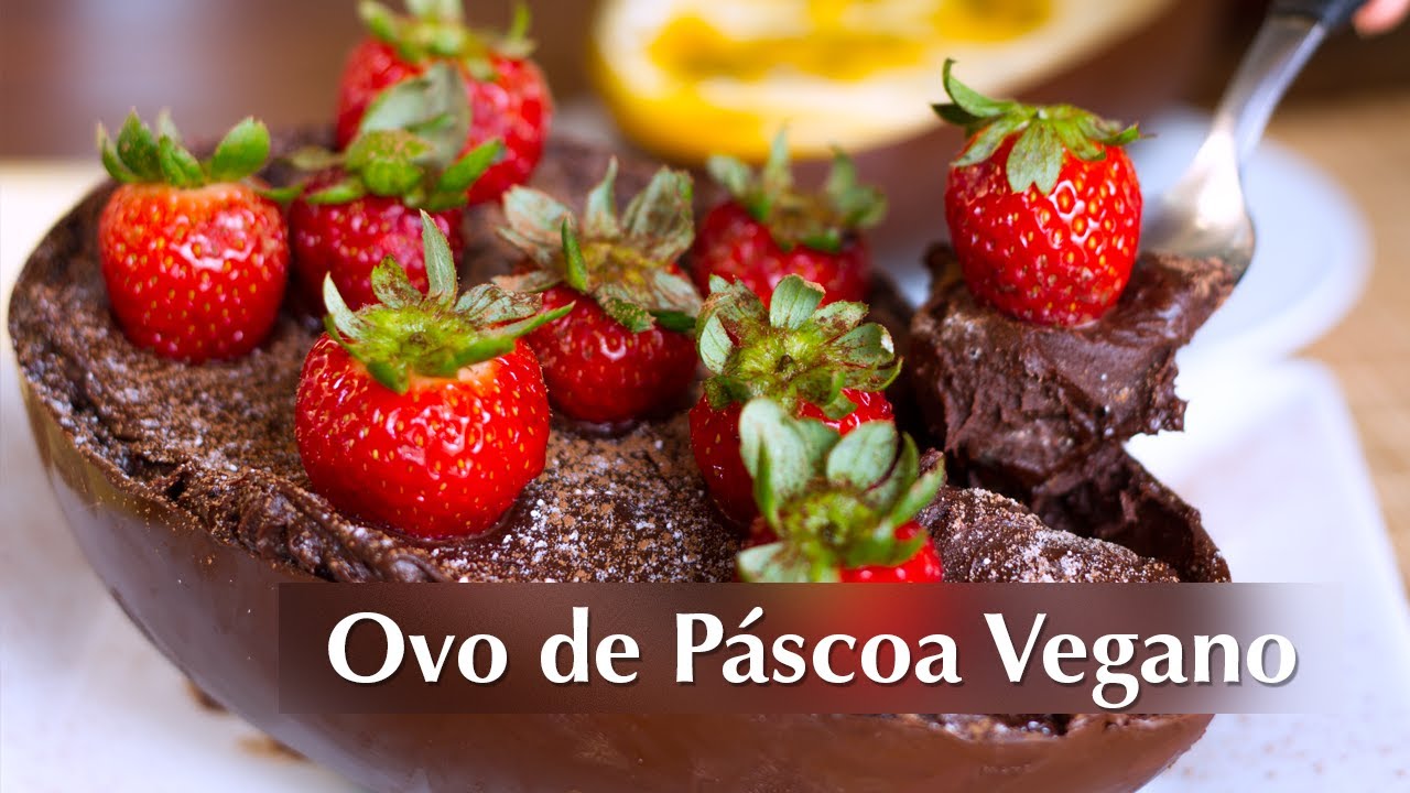Receita de Ovo de Páscoa Vegano