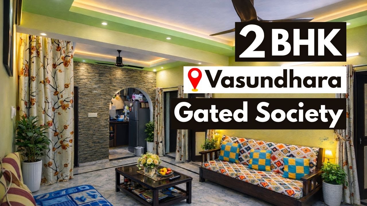 2 BHK Flat in Vasundhara Ghaziabad 🏡 | Park Facing | Open Parking | ₹58 Lakh