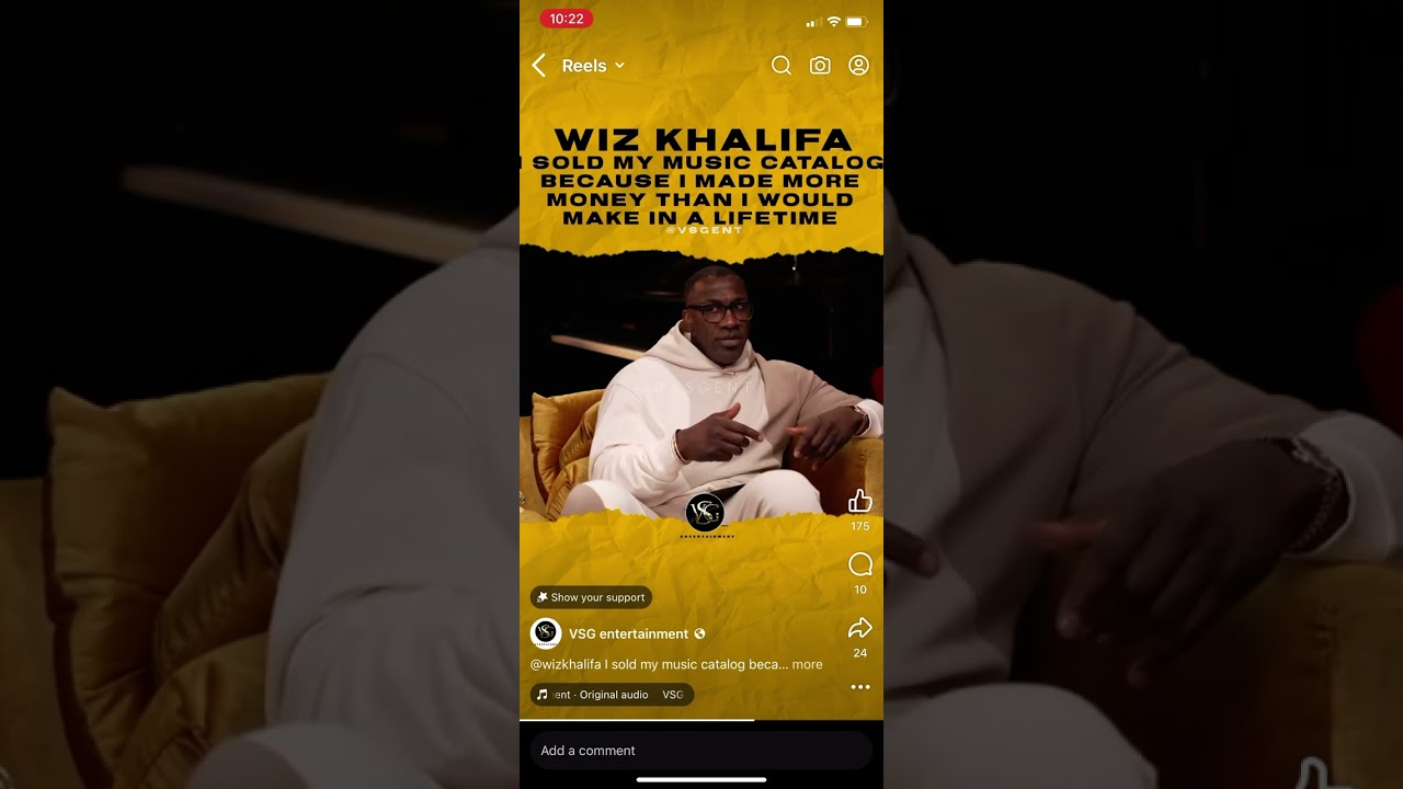 WIZ KHALIFA TIPS ON HOW TO SELL YOUR MUSIC CATALOG#explorepage #subscribe #foryourpage #ff #rap