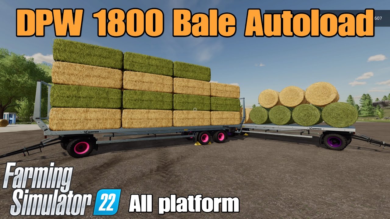 DPW 1800 Bale Autoload  / mod for all platforms on FS22