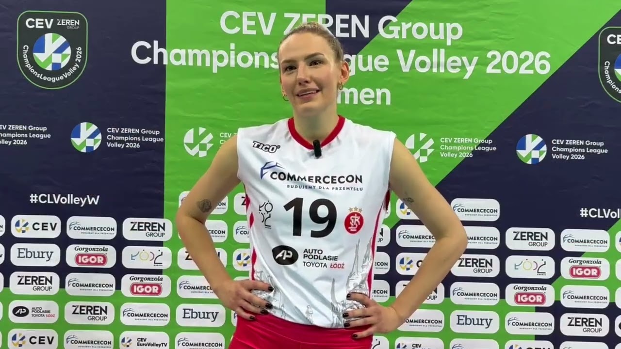 Weronika Centka-Tietianiec po meczu ŁKS Commercecon Łódź - A. Carraro Prosecco DOC Conegliano