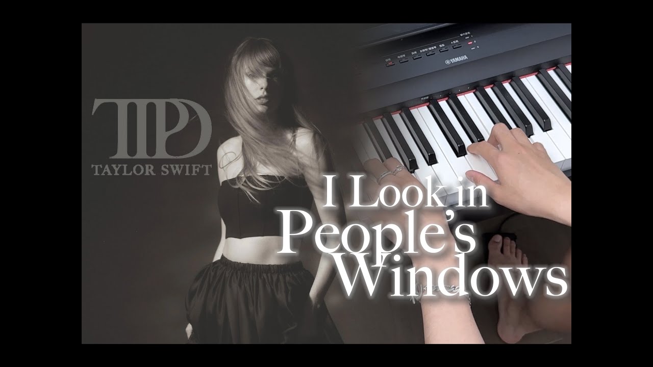 Piano Chords: I Look In People's Windows - Taylor Swift