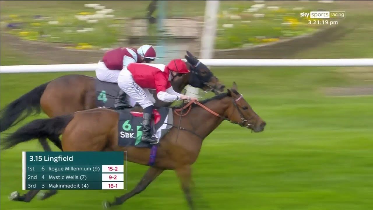 Smart filly! Rogue Millennium wins the SBK Oaks Trial at Lingfield
