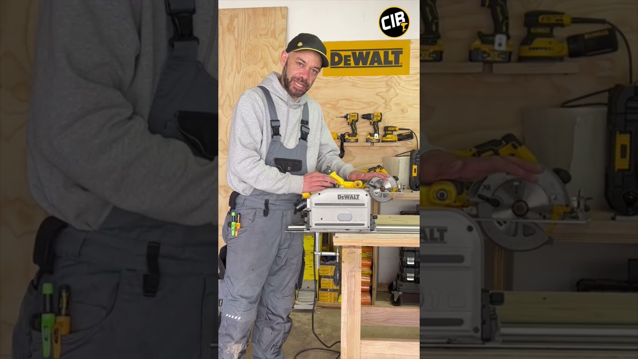 First thing to do when you use a tracksaw -Dewalt DWS520 plunge saw