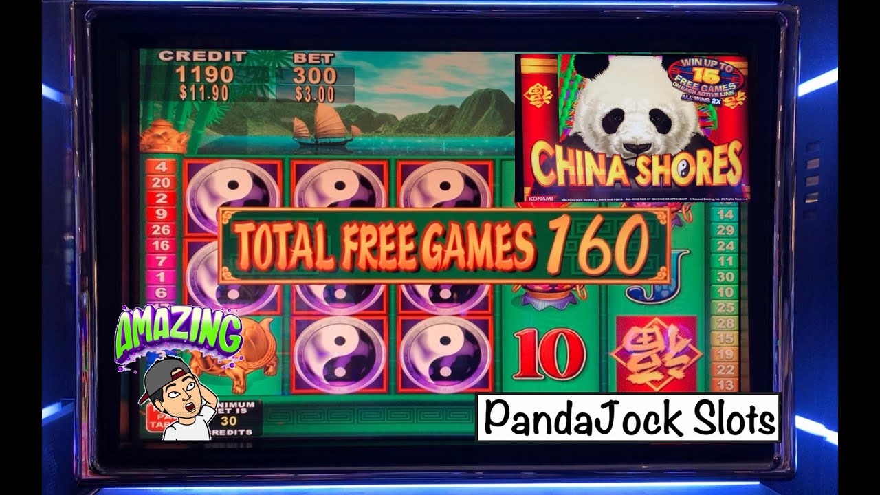 160 games at MAX bet on China Shores! 🐼🎰