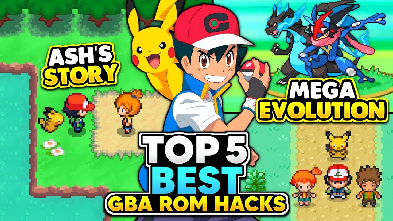 Top 5 Best Pokemon Rom Hacks 2025 | Best Pokemon Fan Games 2025