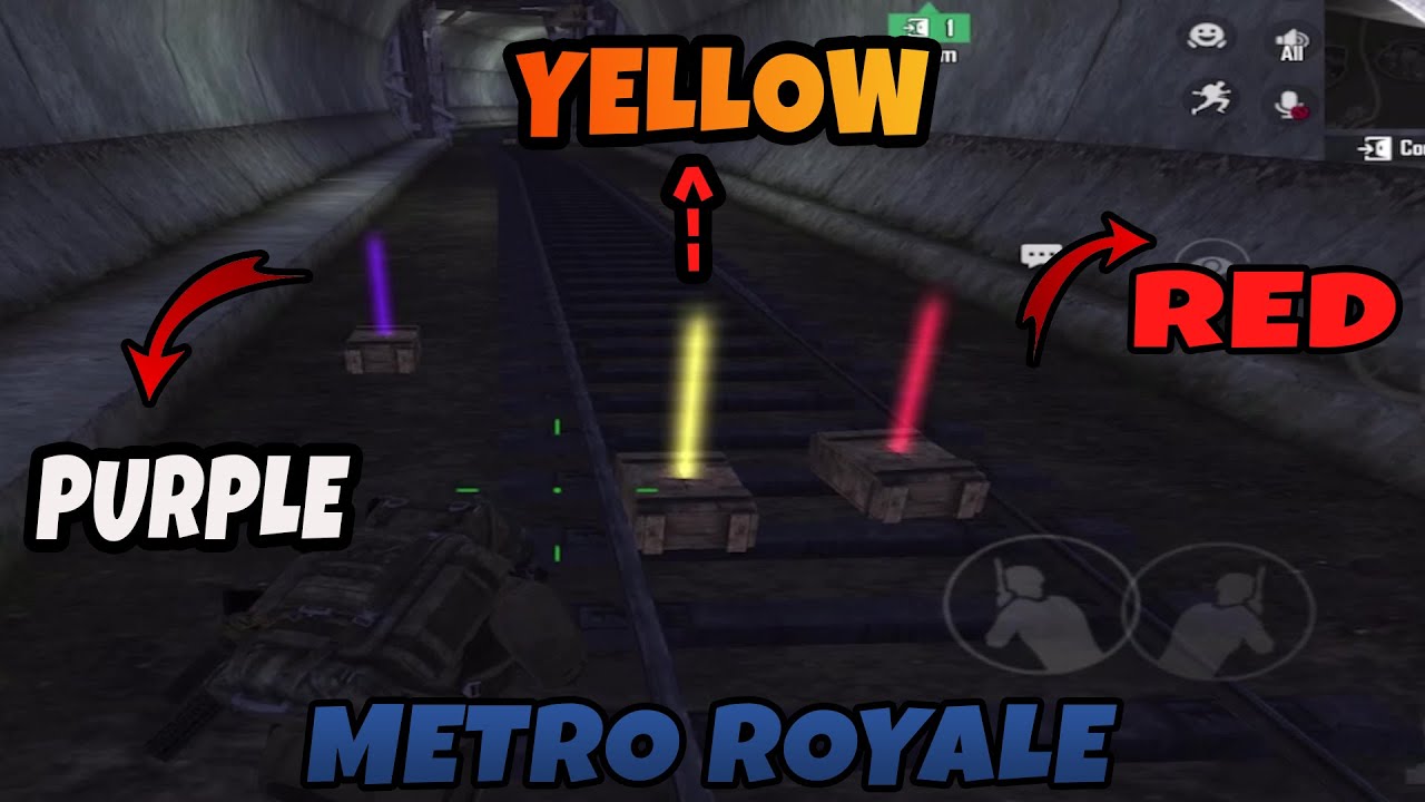 3 КОРОБКИ РЯДОМ – ЖЕЛТЫЙ – КРАСНЫЙ – ФИОЛЕТОВЫЙ – METRO ROYALE