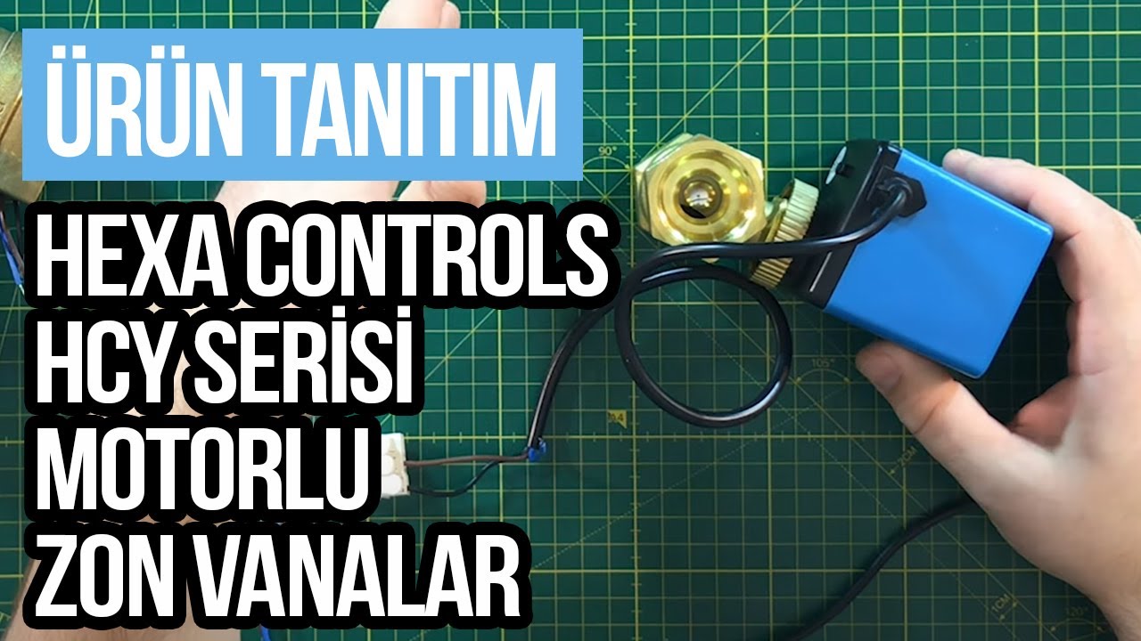 Hexa Controls HCY Serisi Motorlu Zon Vanalar | Kontrolyum.com