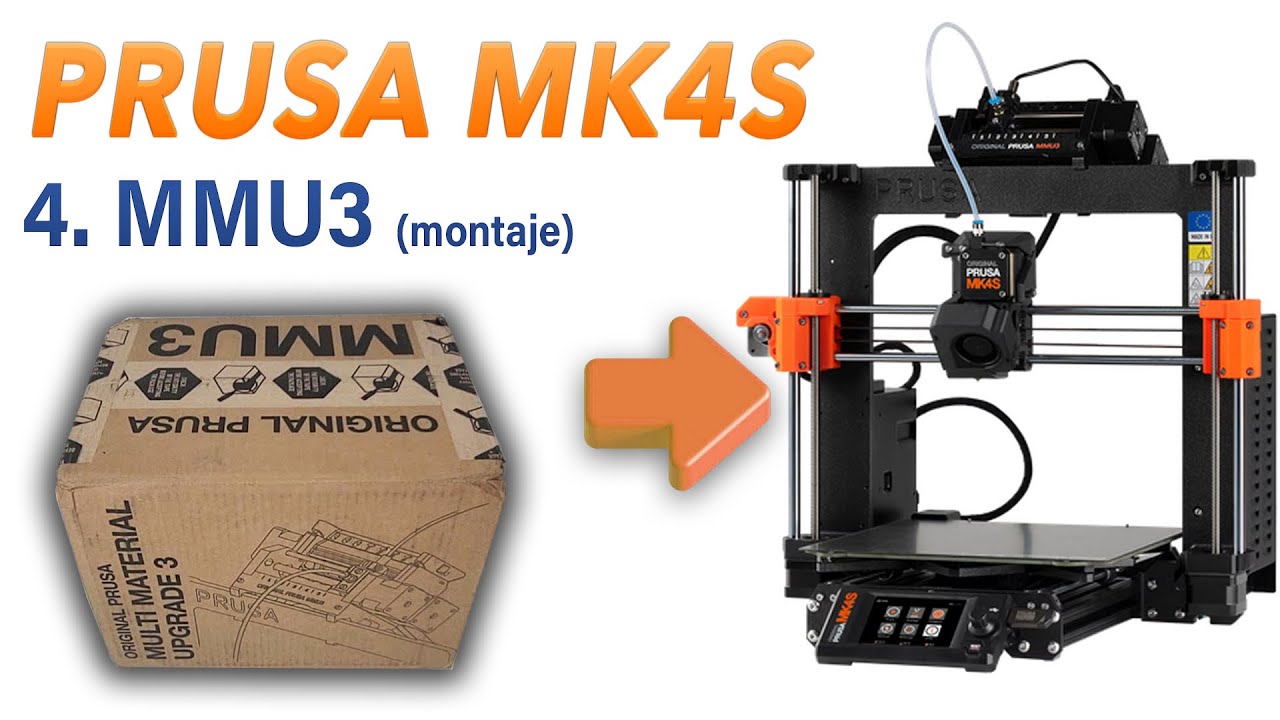 Impresora 3d - KIT PRUSA MK4S (4) - Montaje MMU3