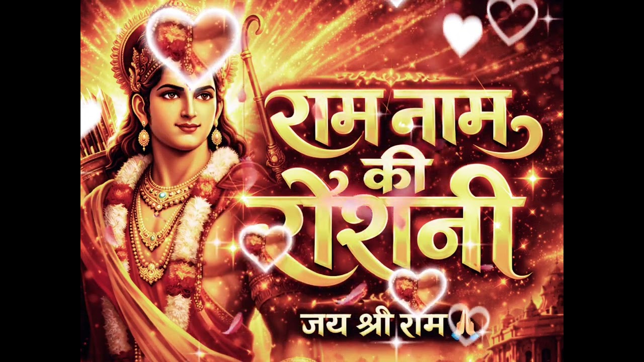 जय श्री राम 🙏 राम नाम की रोशनी | सुबह का शक्तिशाली भजन | Latest Ram Bhajan 2026🥰🥰🥰🙏🙏🙏
