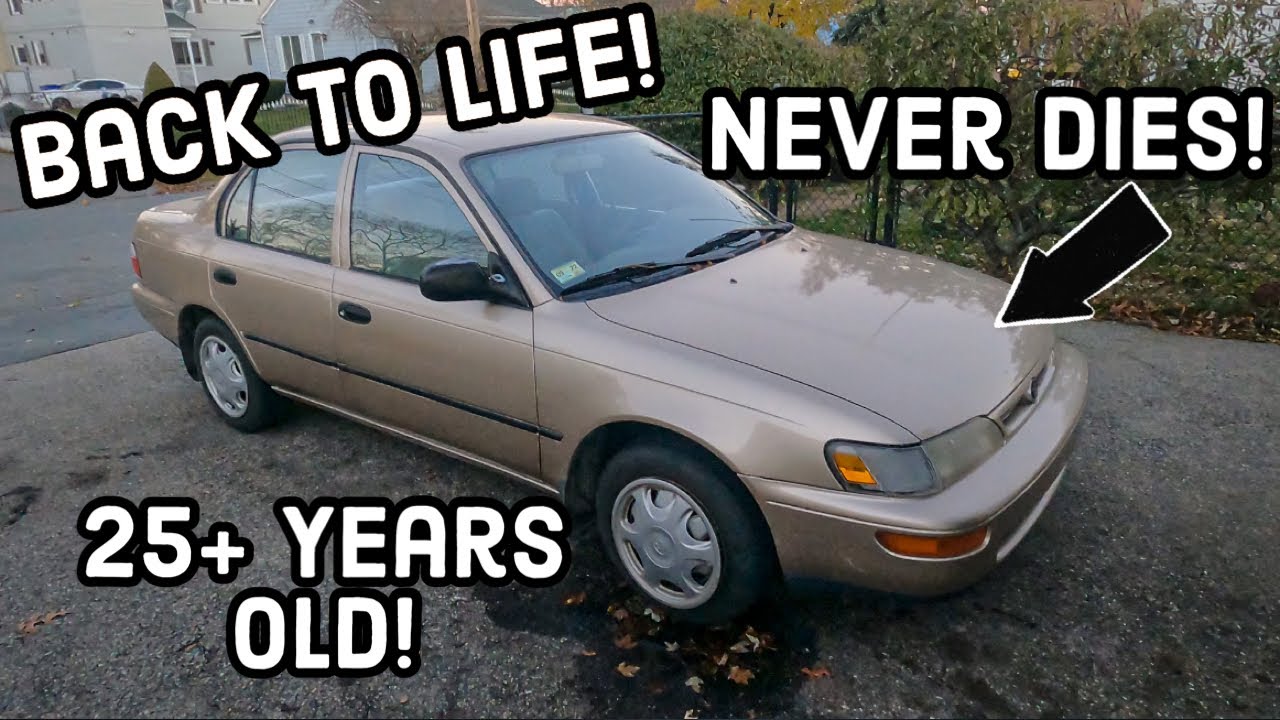Преображение старой потрепанной Toyota Corolla! Замена масла в Toyota Corolla 1996 года