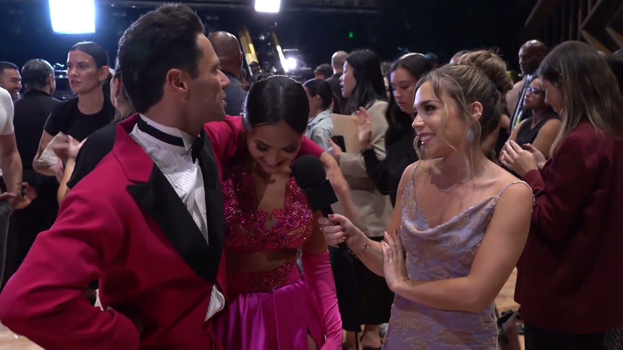 Jenn Tran and Sasha Farber
