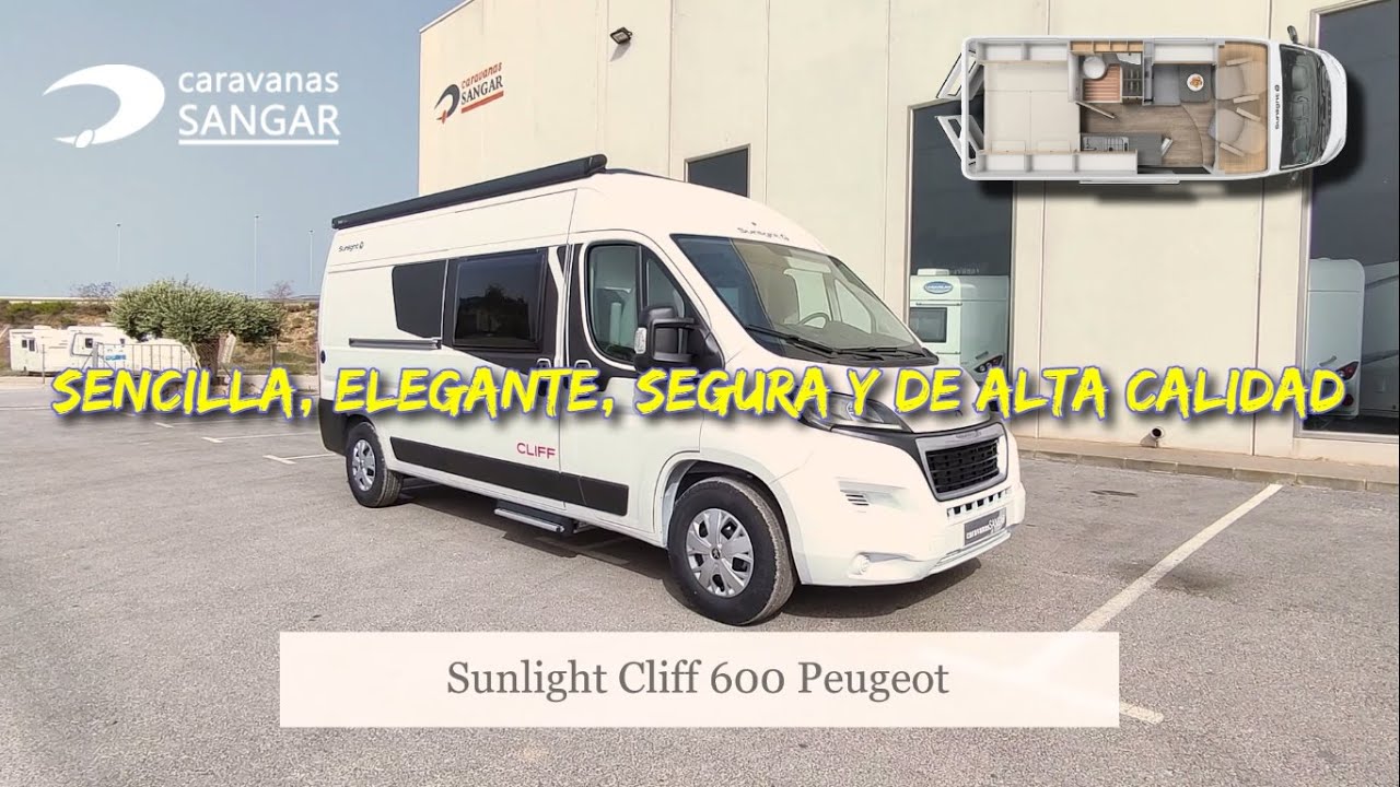 2024 Sunlight Cliff 600 - Sencilla, elegante, segura y de calidad - CARAVANAS SANGAR