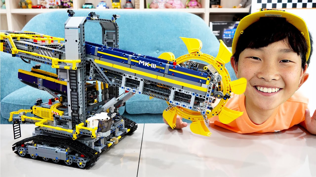 экскаватор грузовик игрушка сборка для детей Lego Technic Toy for Kids