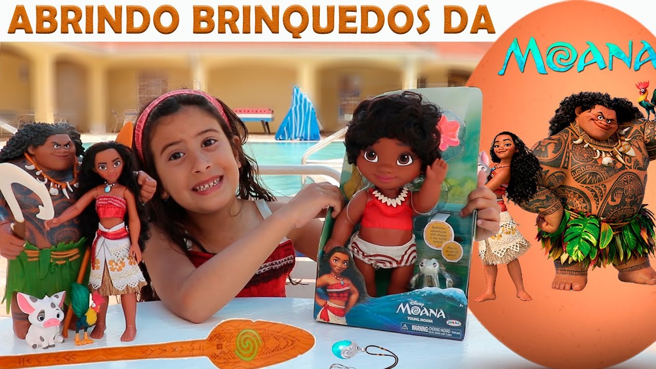 COMPREI VÁRIOS BRINQUEDOS DA MOANA E TESTEI !