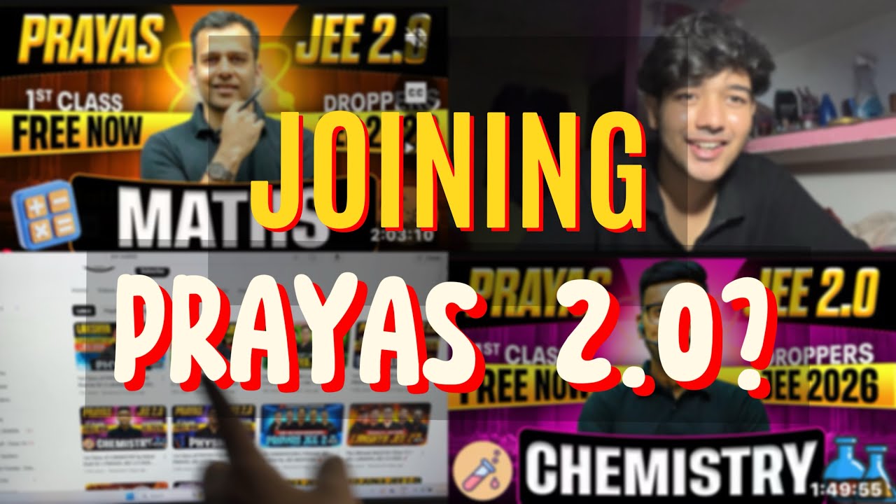 Shifting to PRAYAS 2.0??🤔 a day in a life of JEE dropper😎🔥