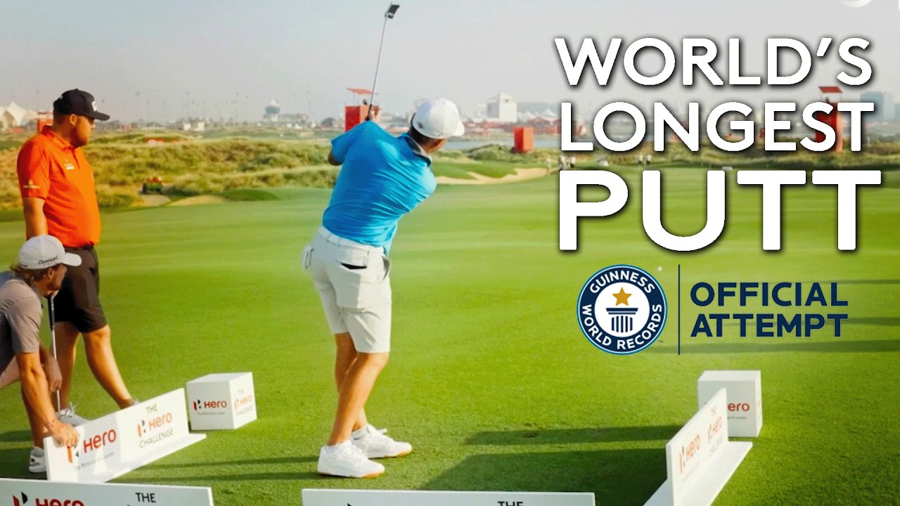 The World&rsquo;s Longest Golf Putt EVER | GUINNESS WORLD RECORDS&trade; Title 2024 | 417 FEET!